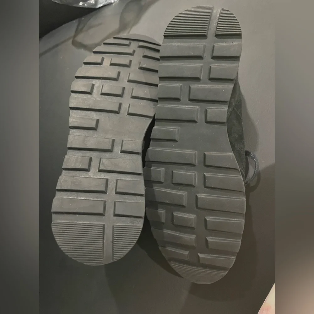 Brothers United Men's Leather Made in Brazil Trainer Sneaker shoes black NEW - Picture 4 of 5